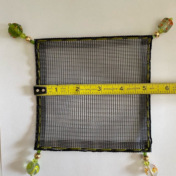 Hand made beaded beverage veils set of 4 - Picture 7 of 12